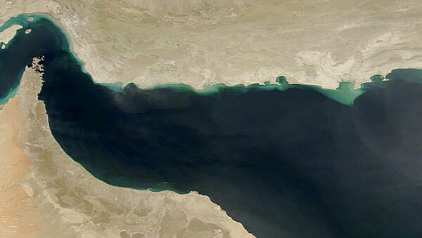 Снимок Оманского залива из космоса - 俄罗斯卫星通讯社