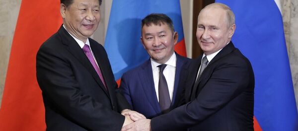 普京：俄希望加強與蒙古國和中國在交通領域的聯繫 - 俄羅斯衛星通訊社