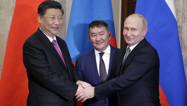 普京：俄希望加強與蒙古國和中國在交通領域的聯繫 - 俄羅斯衛星通訊社
