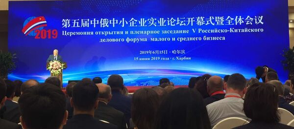 第五屆俄中中小型企業論壇 - 俄羅斯衛星通訊社