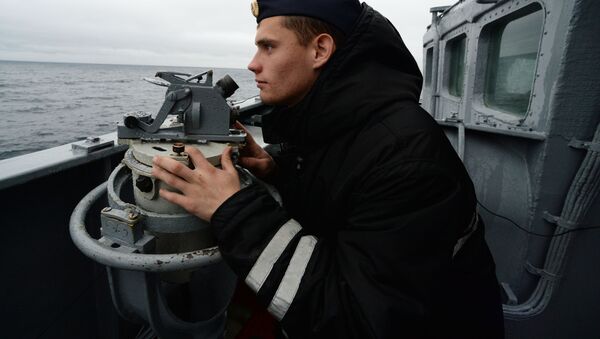 Российский моряк во время совместных учений по поиску и спасению на море Сарекс-2019 - 俄羅斯衛星通訊社