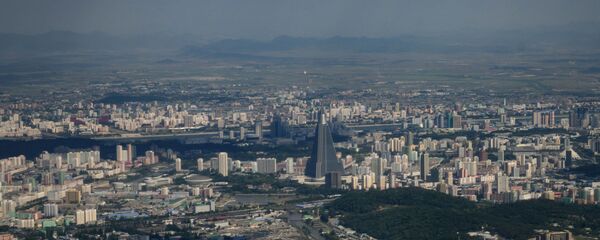 Вид на Пхеньян, КНДР  - 俄罗斯卫星通讯社