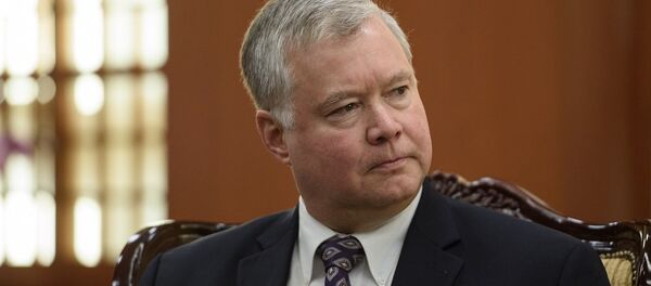 美国朝鲜政策特别代表斯蒂芬·比根(资料图片) 美国朝鲜政策特别代表斯蒂芬·比根(资料图片) - 俄罗斯卫星通讯社