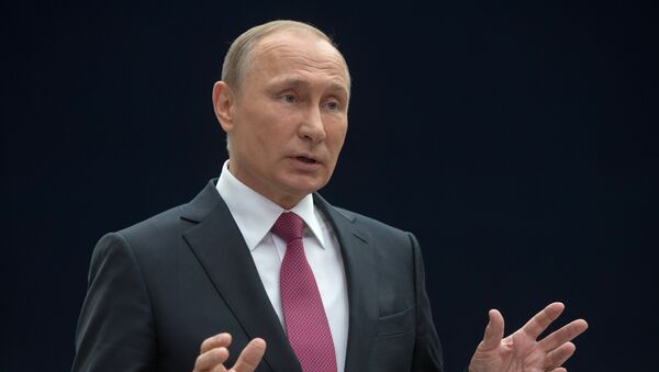 Президент РФ В. Путин ответил на вопросы журналистов - 俄羅斯衛星通訊社