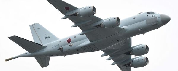 Патрульный самолет Kawasaki P-1  Военно-морских сил самообороны Японии - 俄羅斯衛星通訊社