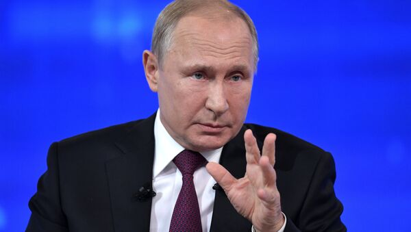 普京：让美国决定是否与俄罗斯发展关系 - 俄罗斯卫星通讯社
