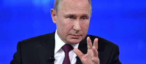 普京：让美国决定是否与俄罗斯发展关系 - 俄罗斯卫星通讯社