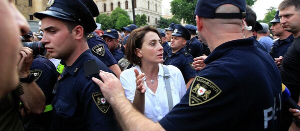 Протесты в Тбилиси - 俄罗斯卫星通讯社