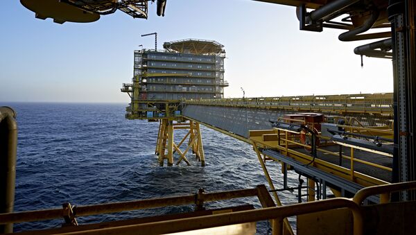 Нефтяная платформа Moller-Maersk в Северном море - 俄罗斯卫星通讯社