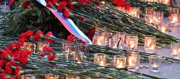 普京向无名烈士墓敬献花圈 - 俄罗斯卫星通讯社