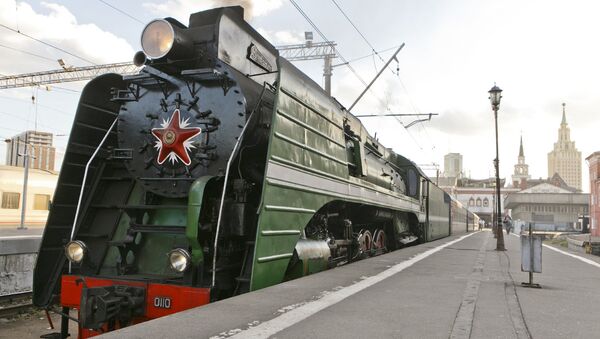 “俄羅斯帝國號”VIP列車從莫斯科前往北京 - 俄羅斯衛星通訊社