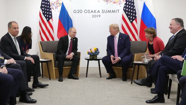 Путин и Трамп на Саммите G20 в Осаке - 俄羅斯衛星通訊社