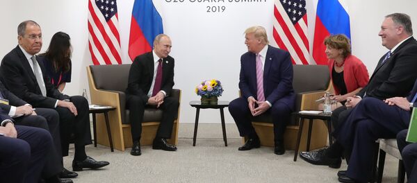 大阪“普特会”的有趣瞬间 大阪“普特会”的有趣瞬间 - 俄罗斯卫星通讯社