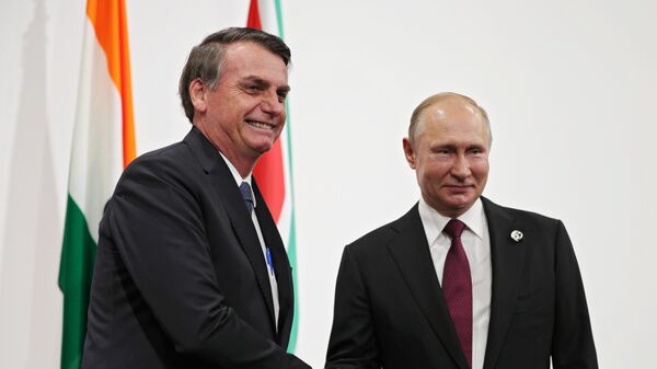 克宫：普京首次在金砖峰会上与巴西总统会面并交流 - 俄罗斯卫星通讯社