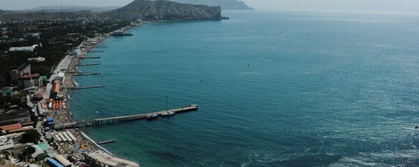 Вид на набережную города Судака. Вид на набережную города Судака. - 俄罗斯卫星通讯社