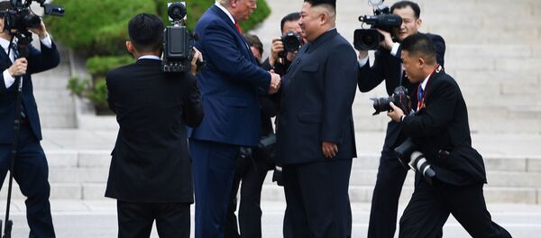 特朗普期待与金正恩举行新会晤 - 俄罗斯卫星通讯社