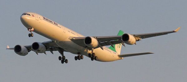 马汉航空的A340客机  - 俄罗斯卫星通讯社