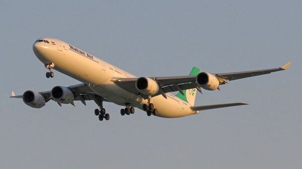 马汉航空的A340客机  - 俄罗斯卫星通讯社