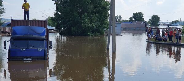 Паводок в Иркутской области - 俄罗斯卫星通讯社
