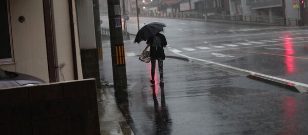 Ливень в префектуре Кагосима, Япония - 俄羅斯衛星通訊社