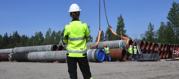 北溪2号线天然气管道 - 俄罗斯卫星通讯社