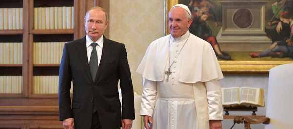 梵蒂冈教廷：普京与教皇方济各讨论叙利亚局势等国际问题 - 俄罗斯卫星通讯社