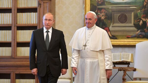 梵蒂岡教廷：普京與教皇方濟各討論敘利亞局勢等國際問題 - 俄羅斯衛星通訊社