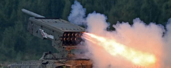 TOS-1A “燃烧太阳”重型火焰喷射系统 - 俄罗斯卫星通讯社