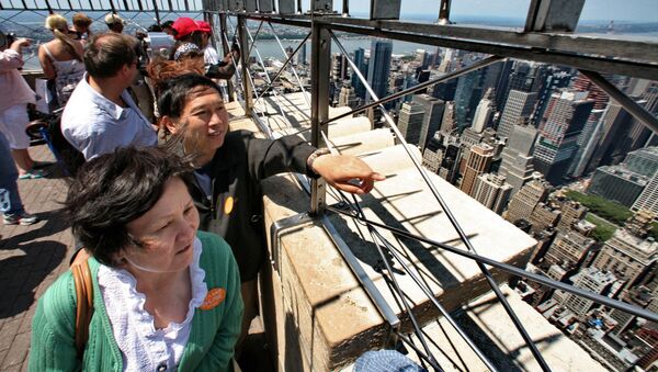  Китайские туристы в Нью-Йорке - 俄罗斯卫星通讯社