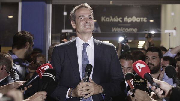 希腊总理基里亚科斯·米佐塔基斯 - 俄罗斯卫星通讯社