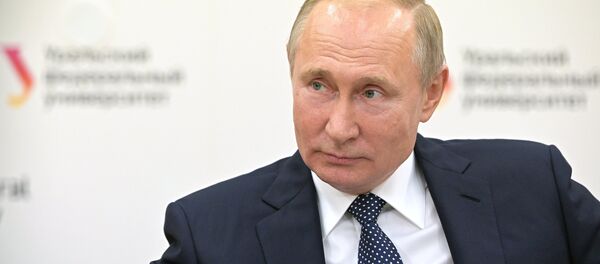 俄罗斯总统弗拉基米尔·普京 俄罗斯总统弗拉基米尔·普京 - 俄罗斯卫星通讯社