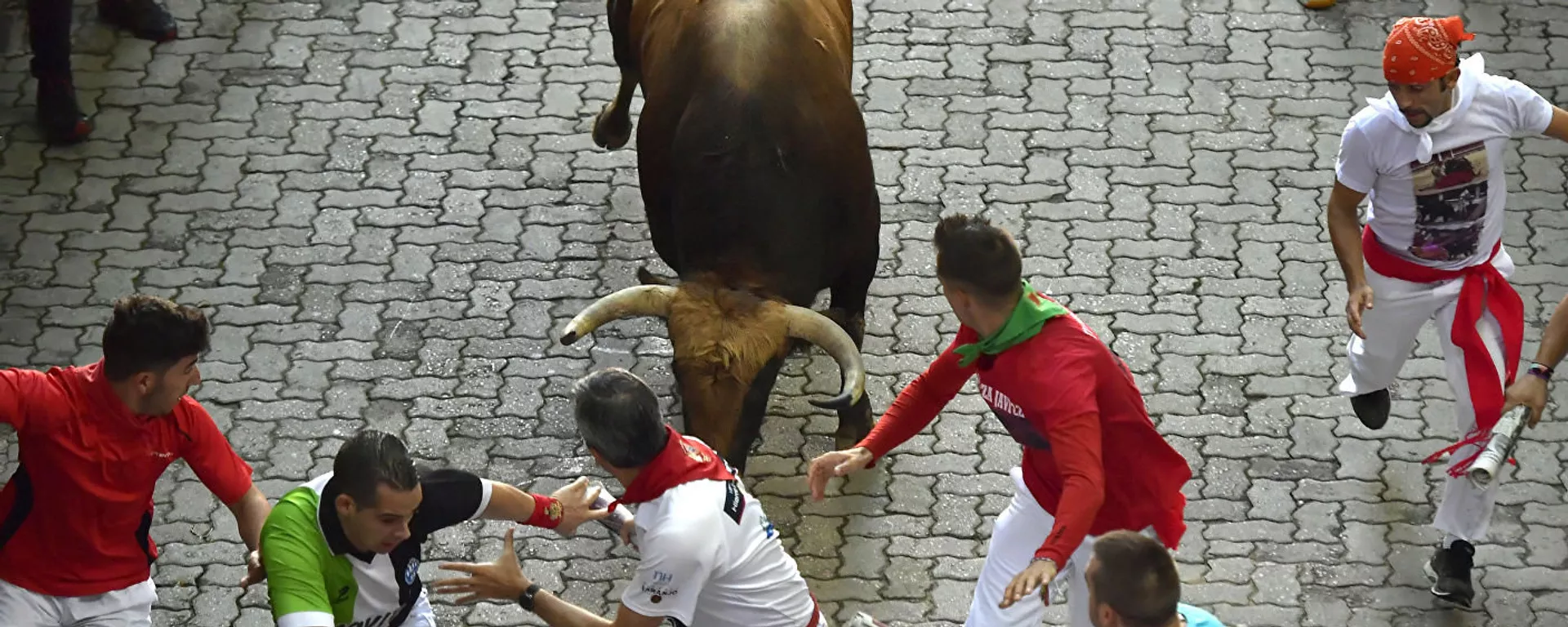 西班牙潘普洛納奔牛節造成四人受傷 - 俄羅斯衛星通訊社, 1920, 10.07.2019