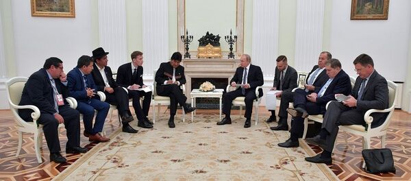 普京：俄罗斯与玻利维亚的关系发展前景良好 - 俄罗斯卫星通讯社