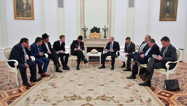 普京：俄罗斯与玻利维亚的关系发展前景良好 - 俄罗斯卫星通讯社