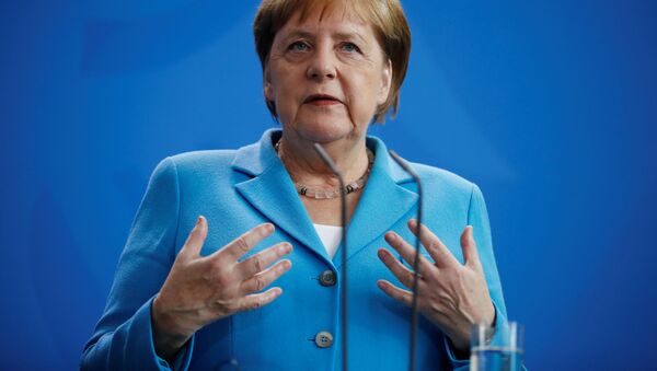 Канцлер Германии Ангела Меркель во время встречи с премьер-министром Финляндии Антти Ринне в Берлине - 俄罗斯卫星通讯社