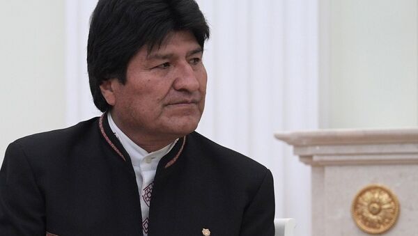 玻利维亚总统莫拉莱斯 - 俄罗斯卫星通讯社