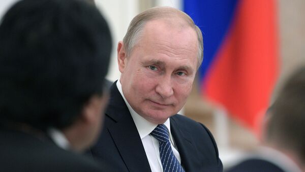 普京表示俄方愿促使巴以恢复和谈 - 俄罗斯卫星通讯社