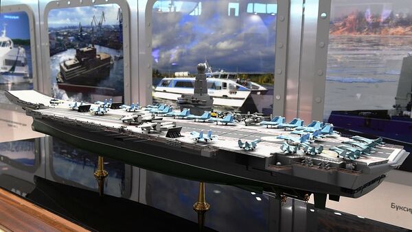 俄“海牛”号航母模型 - 俄罗斯卫星通讯社