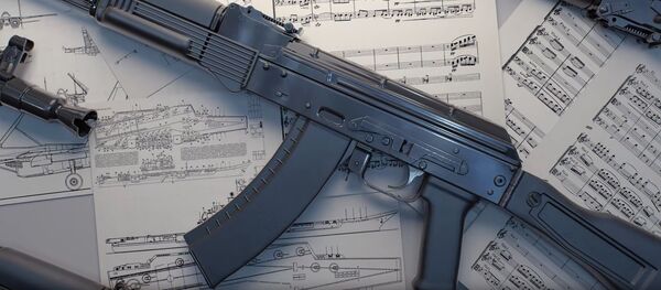 Кадр из ролика под названием «Симфония российского вооружения/Symphony Of Russian Armament» на Youtube-канале Рособоронэкспорта Кадр из ролика под названием «Симфония российского вооружения/Symphony Of Russian Armament» на Youtube-канале Рособоронэкспорта - 俄罗斯卫星通讯社