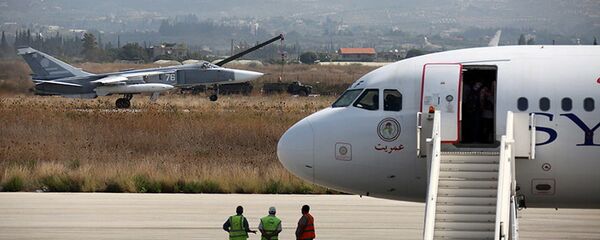 Авиабаза Хмеймим в Сирии - 俄罗斯卫星通讯社