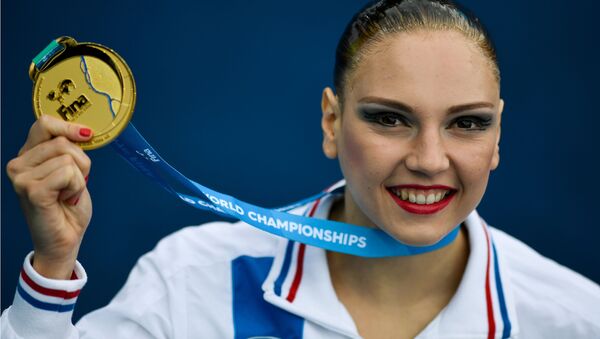 俄羅斯奧運花游冠軍斯韋特蘭娜·科列斯尼琴科 - 俄羅斯衛星通訊社