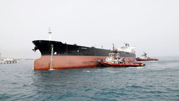 伊朗油船 - 俄羅斯衛星通訊社