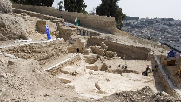 Археологические раскопки на Синайской горе в Иерусалиме - 俄羅斯衛星通訊社