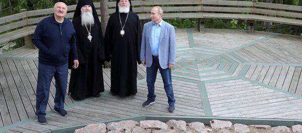 普京和卢卡申科参观瓦拉姆 - 俄罗斯卫星通讯社