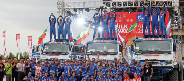 普京祝贺卡玛兹大师车队在丝绸之路国际拉力赛中获胜 - 俄罗斯卫星通讯社