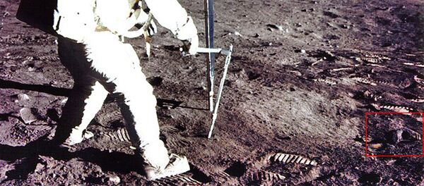 阿波罗11号登月图片上发现神秘的人形头骨 - 俄罗斯卫星通讯社