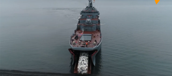 俄高射炮手新地岛演练云外射击 - 俄罗斯卫星通讯社