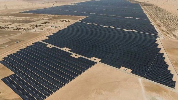 阿布扎比功率最大的太陽能發電站“阿布扎比之光”（Noor Abu Dhabi） - 俄羅斯衛星通訊社
