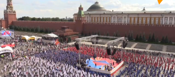 莫斯科4273人大规模拳击训练欲打破世界纪录 - 俄罗斯卫星通讯社