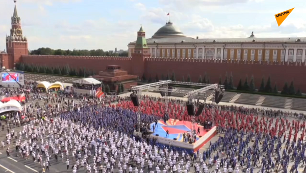 莫斯科4273人大规模拳击训练欲打破世界纪录 - 俄罗斯卫星通讯社